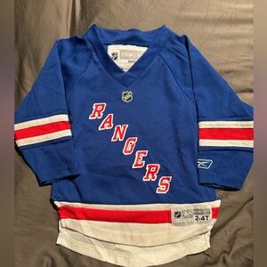 NHL Rangers jersey, size 2T-4T